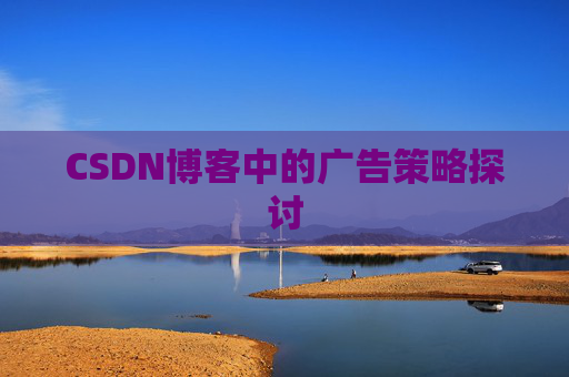 CSDN博客中的广告策略探讨
