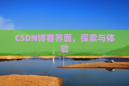 CSDN博客界面，探索与体验